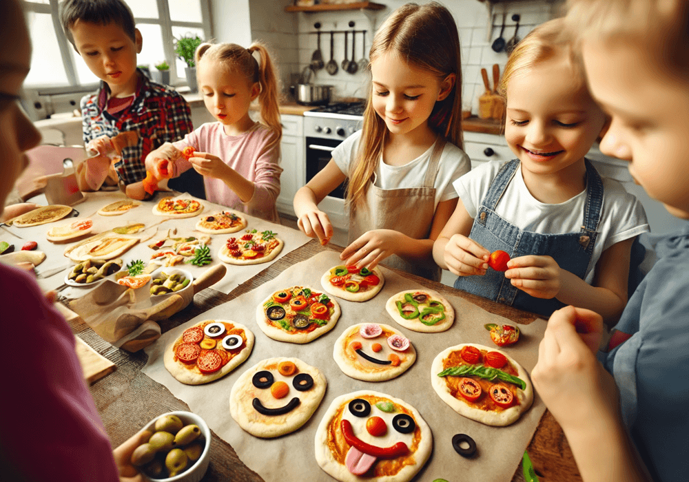 Cooking with Kids: Fun Recipe "Pizza-Smile"