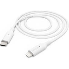 Hama 00183295 Charging/Data Cable, USB Type-C to Lightning 1m, White