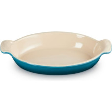 Le Creuset Cepamtrauks ovāls Heritage akmens masas 28cm / 1,6L zils