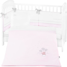 Bedding set with embroidery 6pcs 60/120 Dream Big Pink