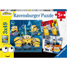 Ravensburger Puzzle Funny Minions 3 x 49 Pc Puzzle 5082