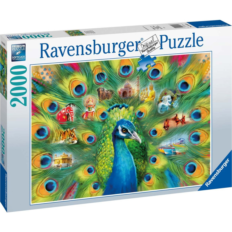 Ravensburger puzzle Land of the Peacock 2000p 16567