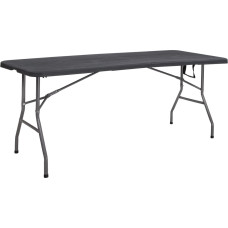 Springos Folding table Springos GF0052 180cm, black