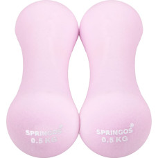 Springos Neoprene dumbbells Springos FA1037 2 x 0.5kg