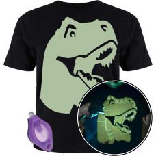 Splat Planet glow in the dark T-shirt, Dinosaur