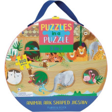 Floss & Rock Jigsaw 3 in 1, Jungle, 100 pcs.