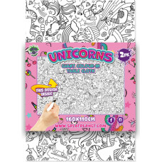 Splat Planet colour-in tablecloths, Unicorn, 2 pcs.