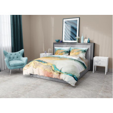 BEDDING SET MINERALS 009 220X200+2X70X80 SATIN COTTON.