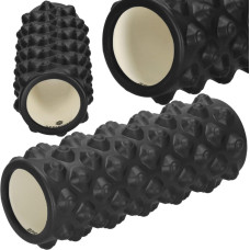 Springos Massage Roller with Protrusions Springos FR0023 33x10.5 cm Foam Roller, Black