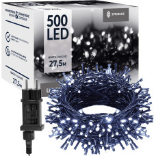 Springos Christmas tree lights Springos CL0543, 500 LED, cold white + cold white flash, 27.5 m