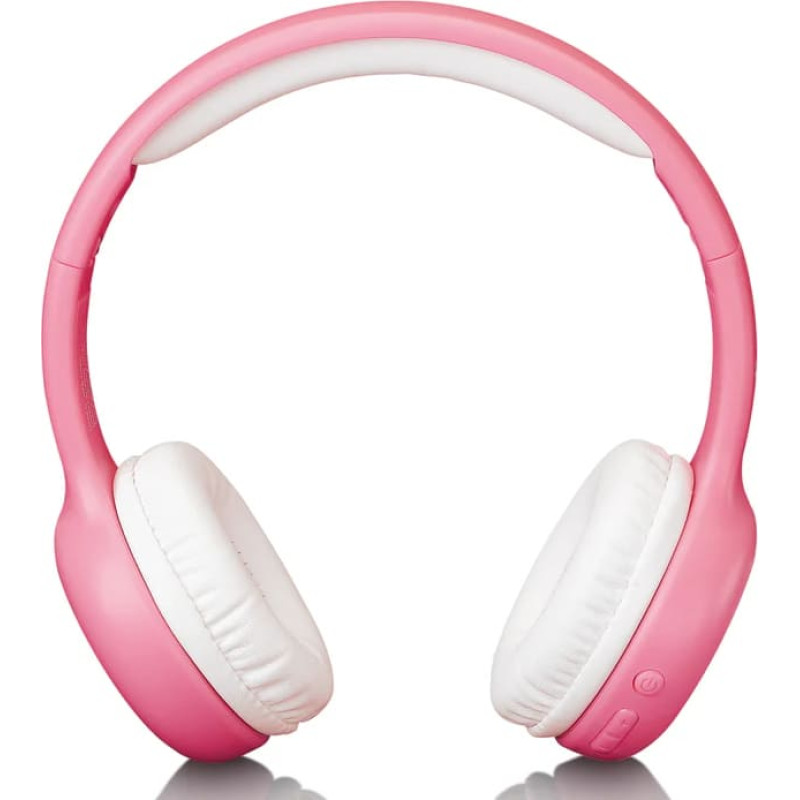 Lenco on-ear austiņas ar Bluetooth bērniem, rozā - HPB-110PK