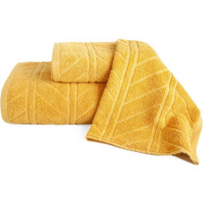RĘCZNIK RELIEF 50X90 ŻÓŁTY BAW. 500G.