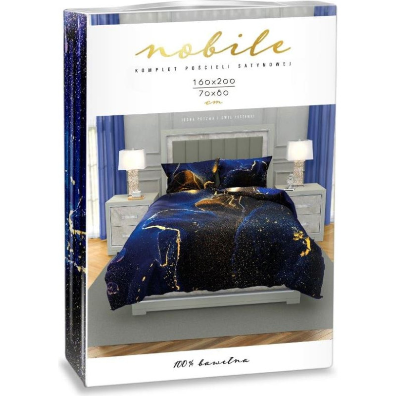 POŚCIEL KPL.160X200+2x70X80 NOBILE 015 SATYNA BAW.FOTOPRINT