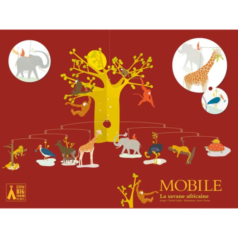 Djeco Polypro mobiles - The African Savannah