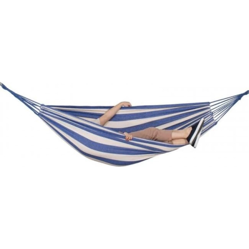 Springos Hammock for two people Springos HM038 200x150 cm - white-blue