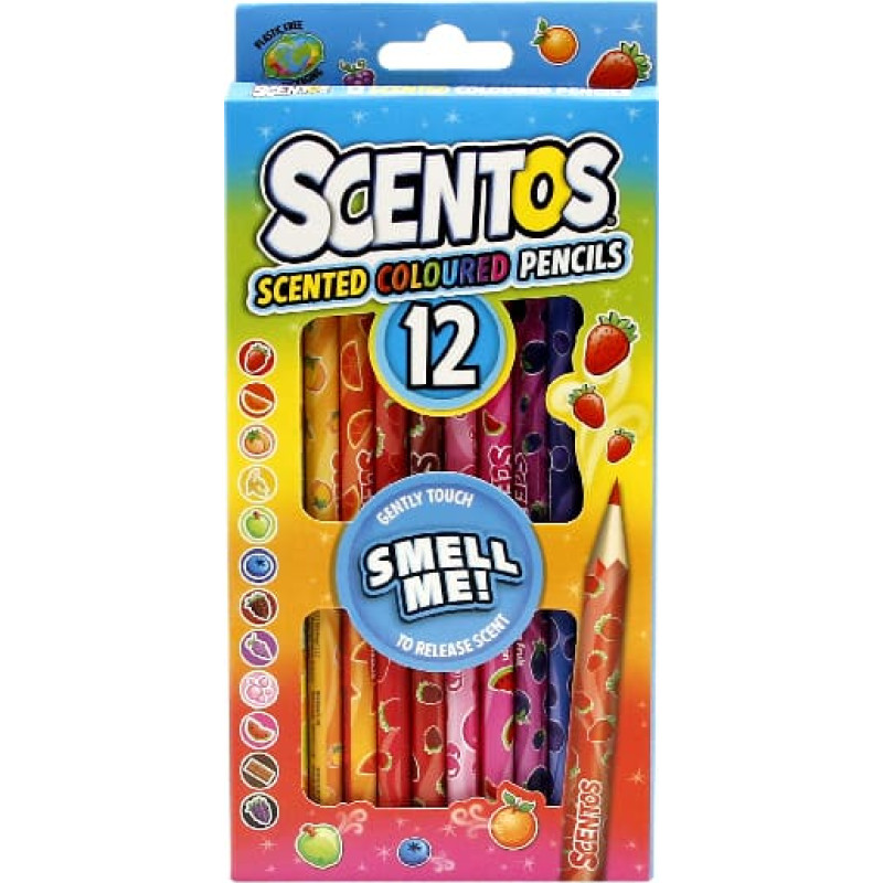 Dumel SCENTOS ST 40515 scented colored pencils, 12 pcs