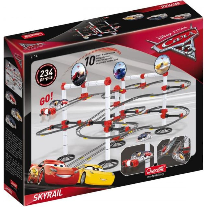 Quercetti Track System with Ball Cars-3 7+ y