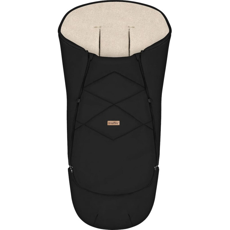 Adjustable footmuff EverGrow Aspen 0-36m black