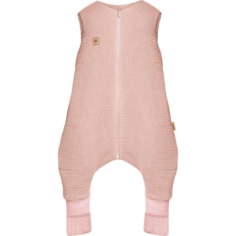 Sleeping bag with legs muslin 0,5 TOG Malaga 2-4y baby pink