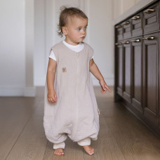 Sleeping bag with legs muslin 2,5 TOG Malaga 2-4y beige