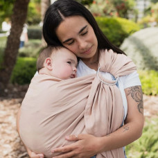 Boba Nosidła BOB RING SLING LINEN PEONY