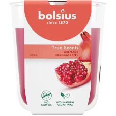 Bolsius Svece arom. stikla gl. True Scents &Oslash;80x73mm pomegranate