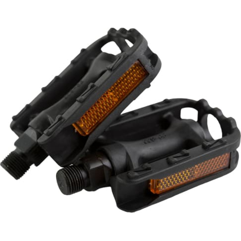 Bimbo Bike Bicycle pedals "HAPPY FEET", 2pcs, for children, black