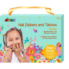 Avenir Nail Stickers and Tattoos Flowers