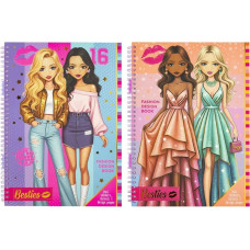 Besties Moedisaineri vihik kleepsudega