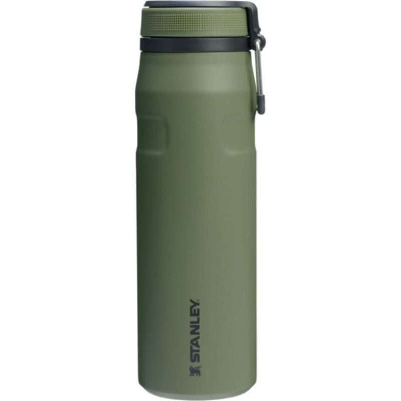 Stanley Termopudele The IceFlow Bottle Twist Flip 0,7L tum&scaron;i zaļa
