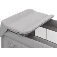 Kinderkraft travel cot LEODY UP, grey, with accessories