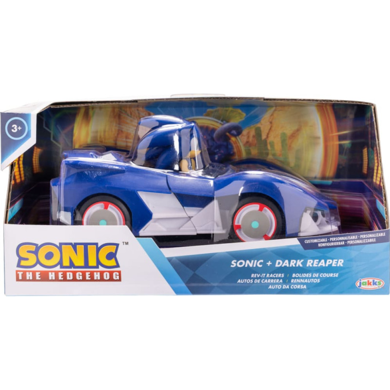Jakks SONIC 6,5 cm figure and pull back car