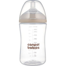 Canpol Natural Shape baby bottle with two-zone teat, 260 ml, 35/401
