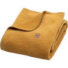 Cotton blanket Oslo 150x200cm mustard
