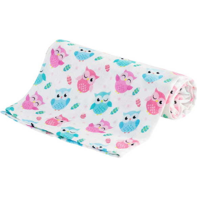 0312 BAMBOO DIAPER 30X30 OWLS