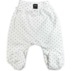 La Bebe ™ NO Baby Pants Art. 10-04-20 Dots Zīdaiņu bikses ar plato jostu un pēdiņam no kokvilnas