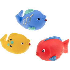 TULLO Rubber fish for bathing without a hole 3 pcs.