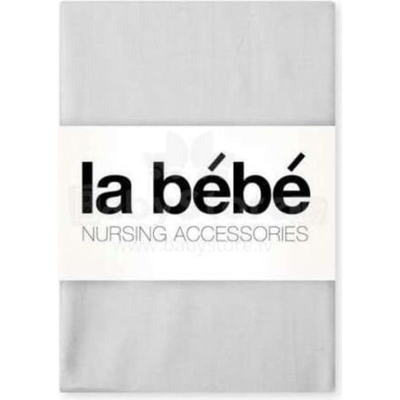 La Bebe ™ Satin 100x135  Light grey Bērnu kokvilnas virspalags 100 x135 cm