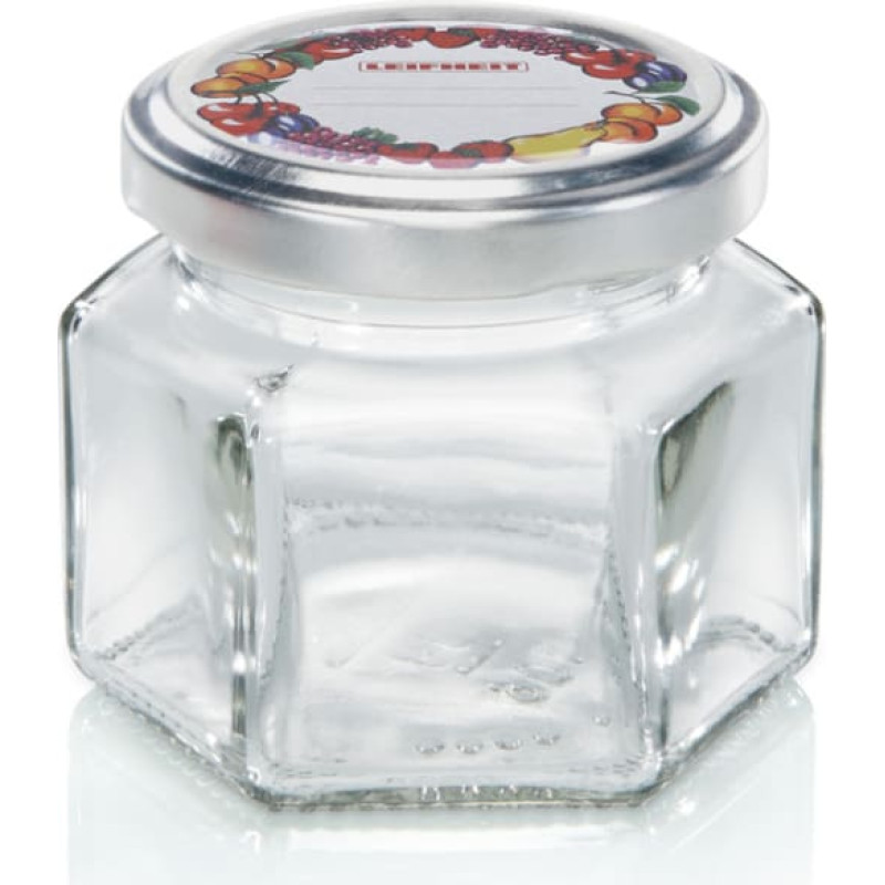 Leifheit Sešstūra burciņa stikla 106ml