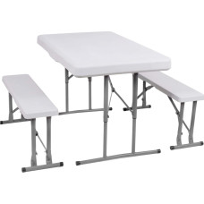 Springos Folding table with 2 benches Springos GF0096 105 x 65 x 69 cm