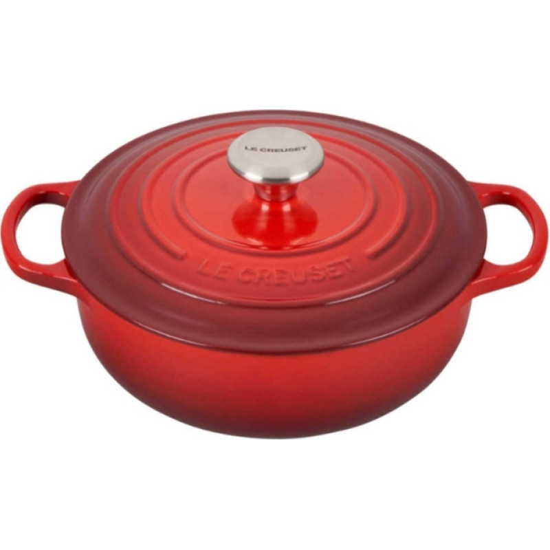 Le Creuset Čuguna katls apaļš Ø24cm / 3,4L sarkans