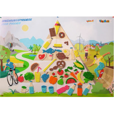 Playmais Educational puzzle, FOOD PYRAMID