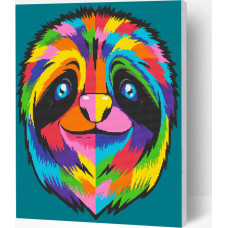 Splat Planet pixel art SLOTH 30x40 cm