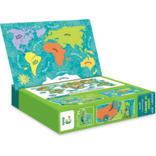 Dodo Educational magnetic puzzles Magnetic Map Animals