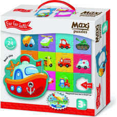 FAR FAR LAND maxi puzzle Transport (61x47cm) F-02510