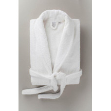 BATHROBE FIGARO XXXL (3XL) TERRY WHITE 350gsm COTTON.