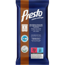 Presto Mitrās salvetes koka mēbelēm 72 gab.