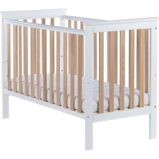 To-Ma Cot/Bed - COZY FOX - 2w1 - WHITE / BEECH