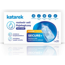 Katarek Roztwór soli fizjologicznej Secure+ 20x5ml NaCI 0,9%