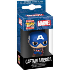 Funko POP! Atslēgu piekariņš: Marvel - Captain America